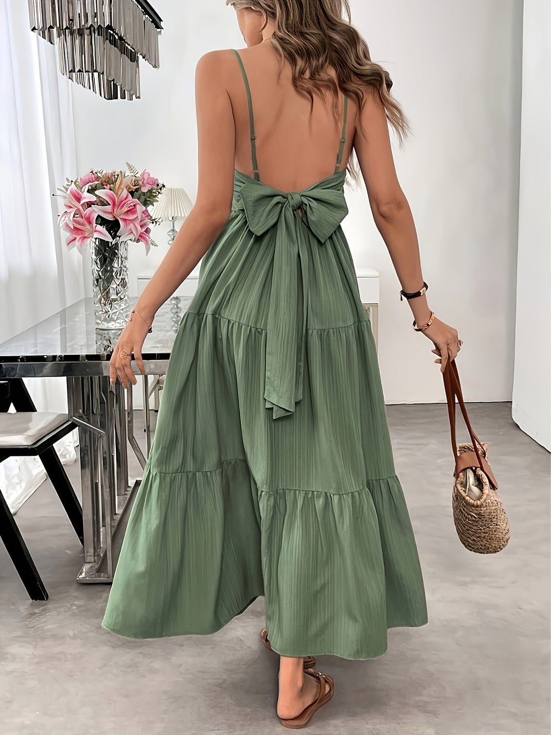 Judith | Women's Sleeveless A-Line Maxi Dress