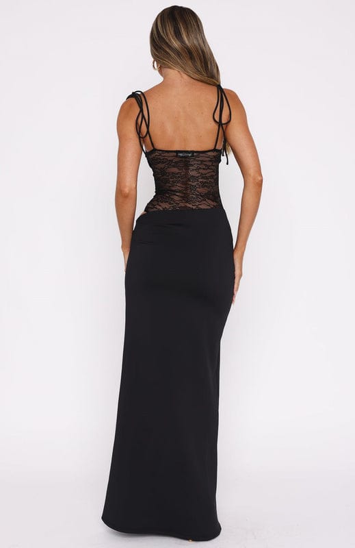 Kara | Women's Sleeveless Lace Maxi Dress
