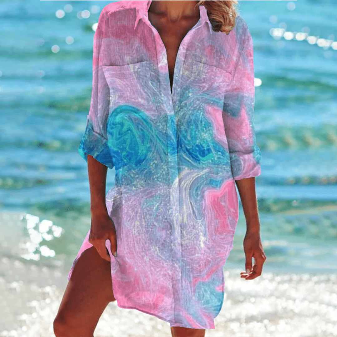 Karen | Women's Button-Down Mini Dress