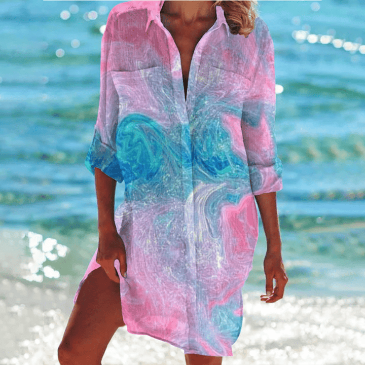 Karen | Women's Button-Down Mini Dress