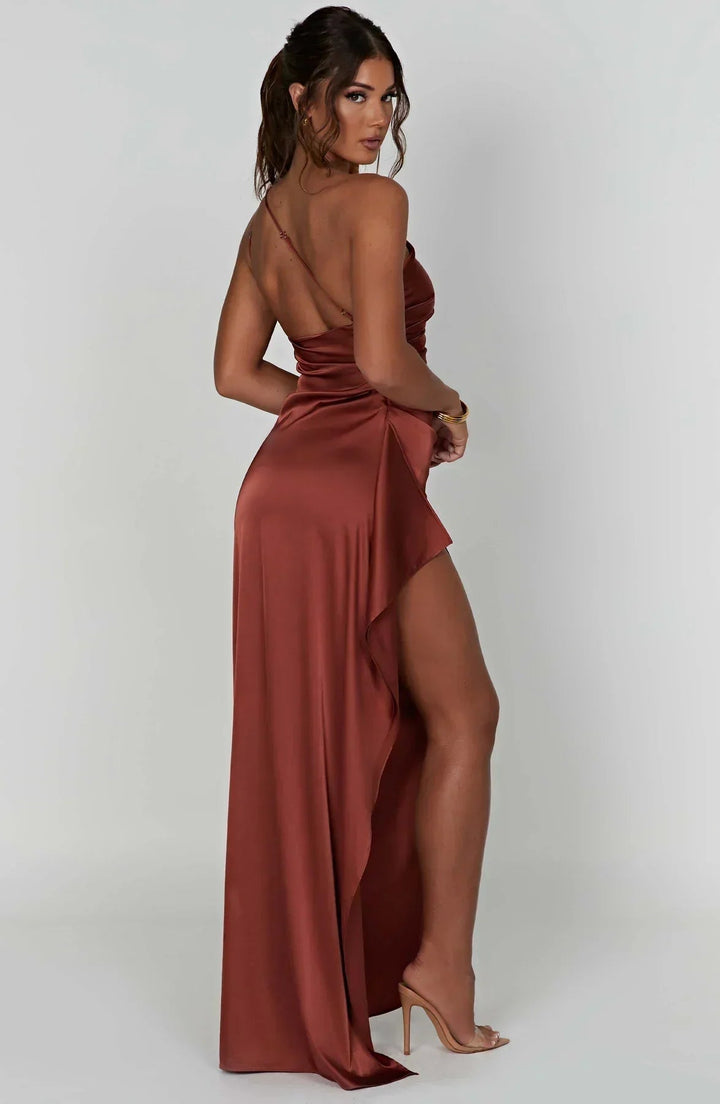 Kendra | Women's One Shoulder Maxi Dress