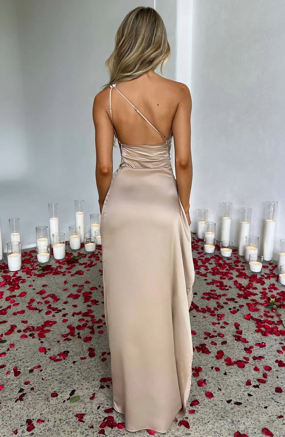 Kendra | Women's One Shoulder Maxi Dress