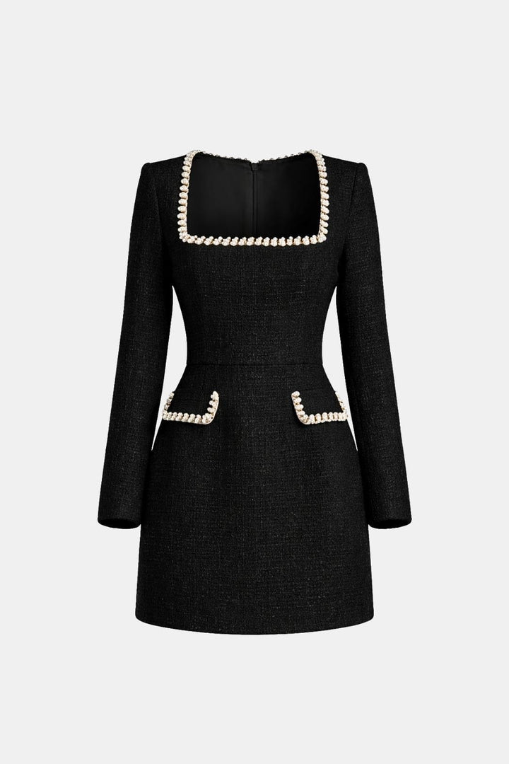 Lana | Women's Long Sleeve A-Line Mini Dress