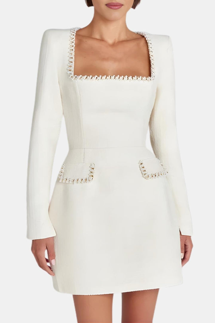 Lana | Women's Long Sleeve A-Line Mini Dress