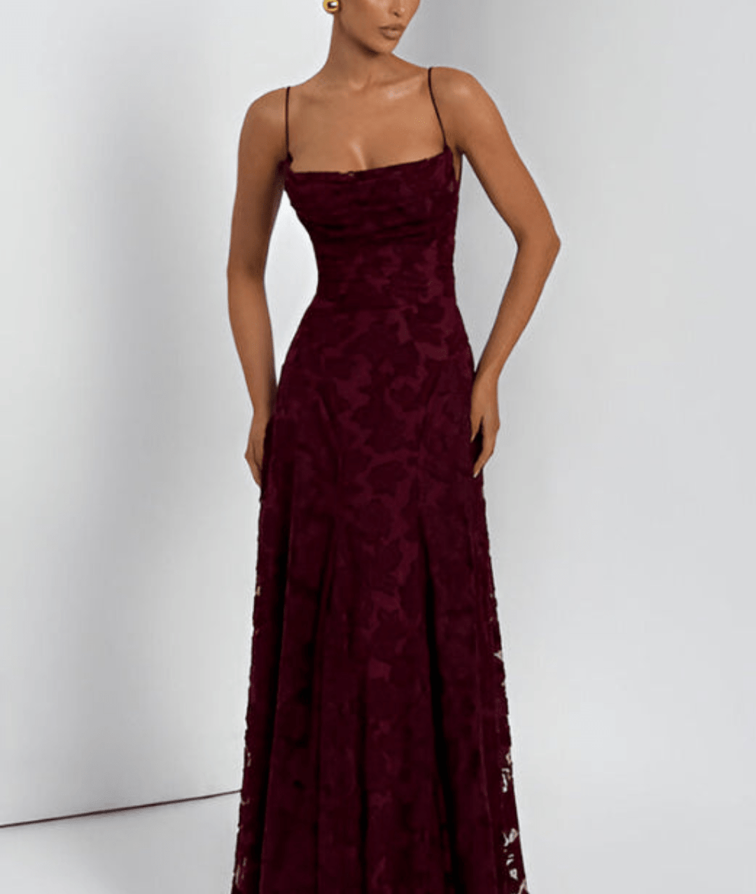 Lilly | Women's Spaghetti Strap A-Line Maxi Dress