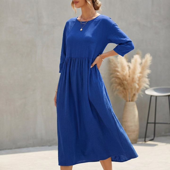 Lola | Women's A-Line Midi Dress
