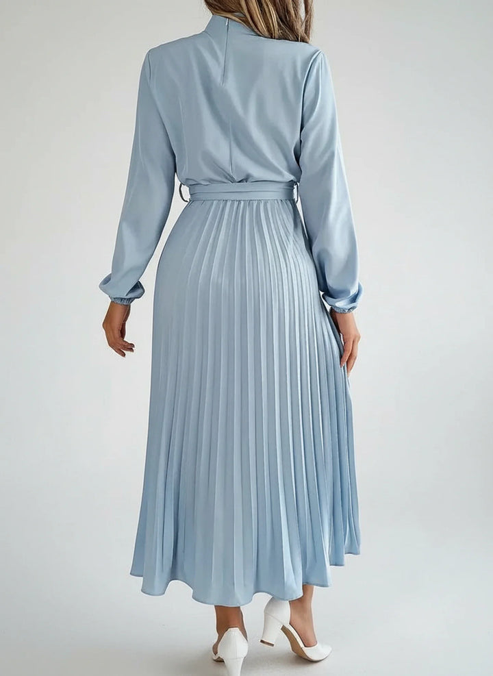 Long Sleeve A-Line Midi Dress for Women