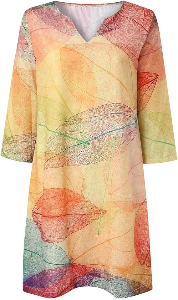 Madison | Women's V-Neck A-Line Mini Dress