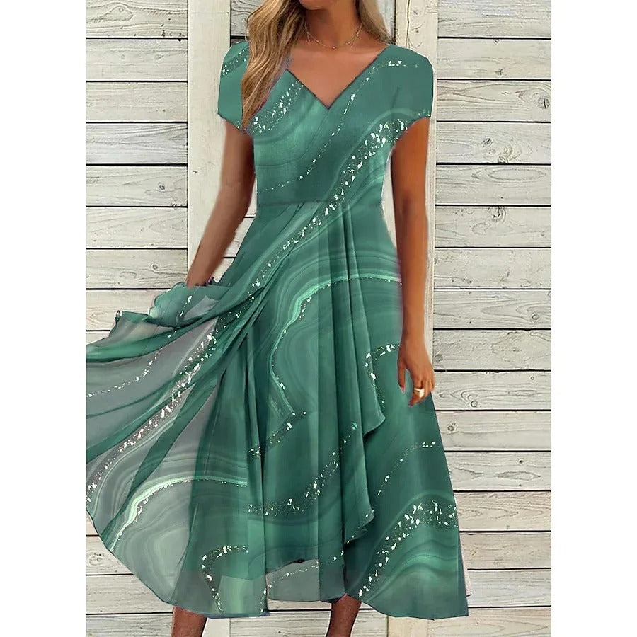 Women's Dress | Midi Wide Skirt