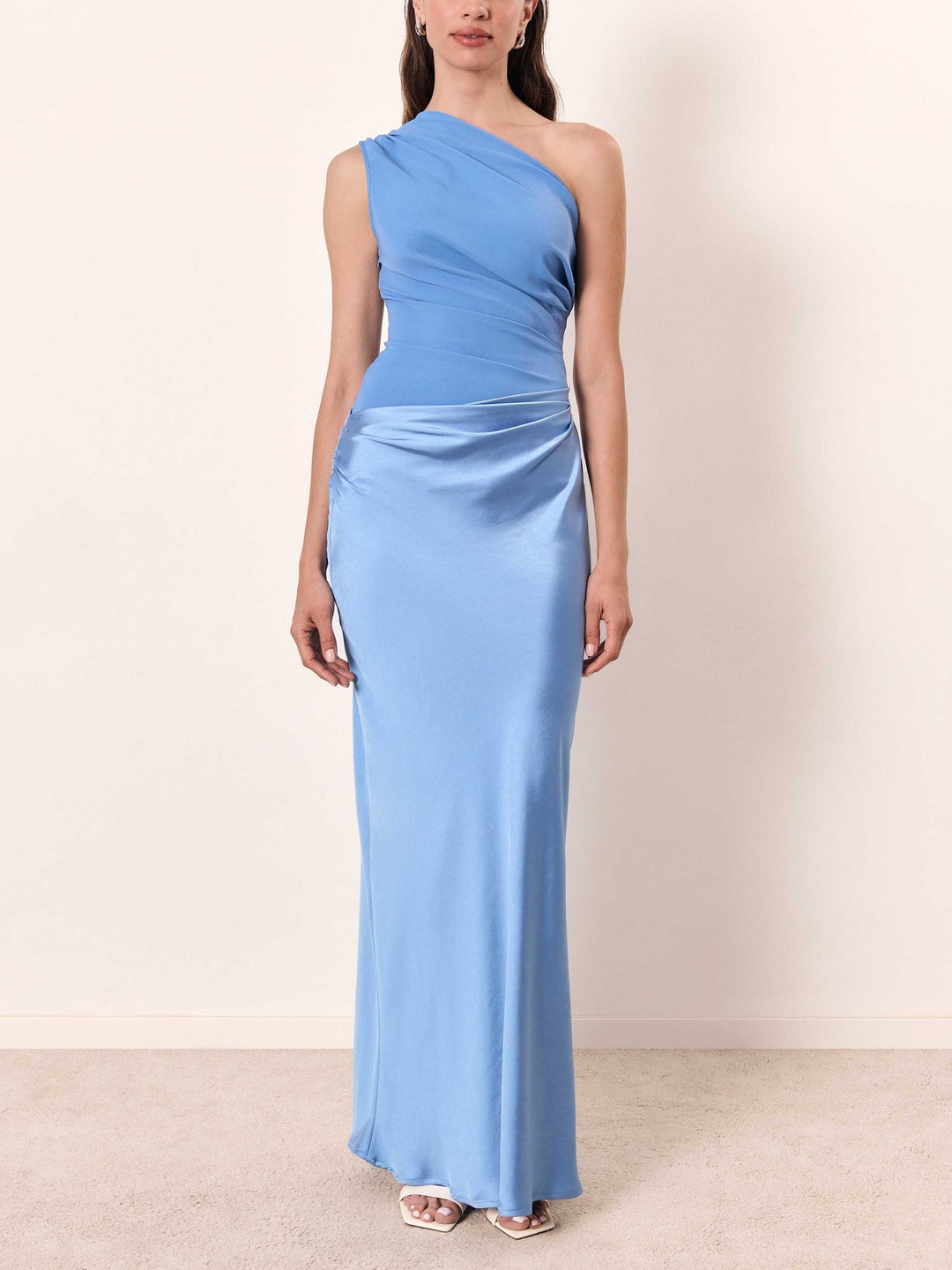 Nancy | Women's One Shoulder Maxi Dress