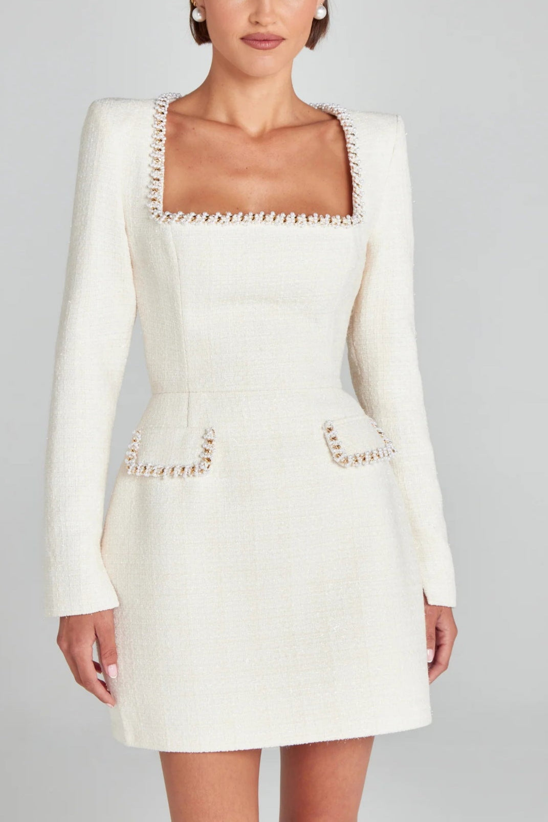 Naomi | Women's High Neck A-Line Mini Dress