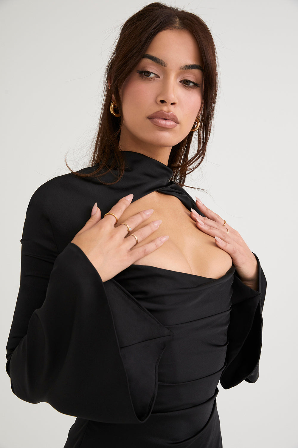 Piper | Women's Long Sleeve Cutout Mini Dress
