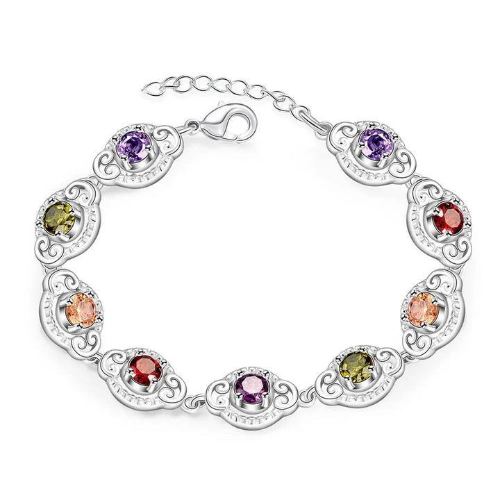 Multicoloured Crystal Bracelet