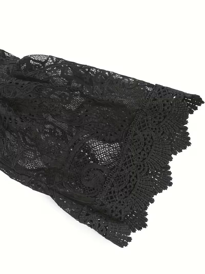 Raegan | Women's V-Neck Lace Mini Dress