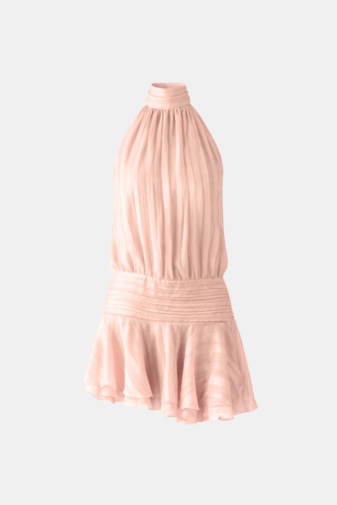 Reba | Women's Sleeveless Halter Mini Dress