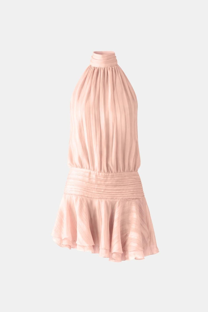 Reba | Women's Sleeveless Halter Mini Dress