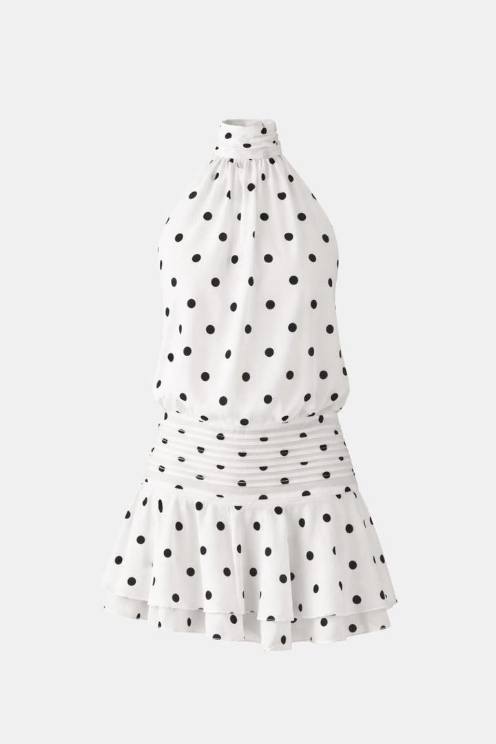 Reba | Women's Sleeveless Halter Mini Dress