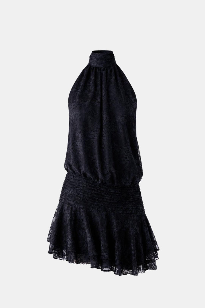 Reba | Women's Sleeveless Halter Mini Dress