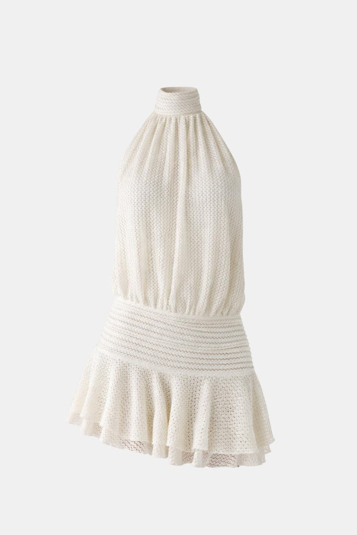 Reba | Women's Sleeveless Halter Mini Dress