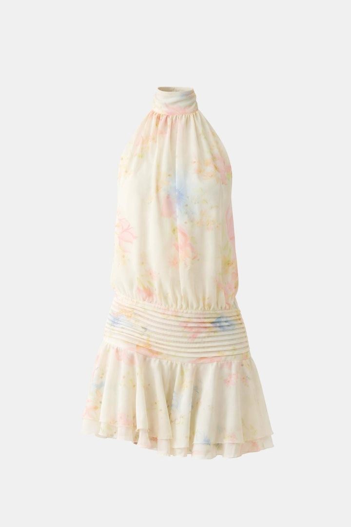 Reba | Women's Sleeveless Halter Mini Dress