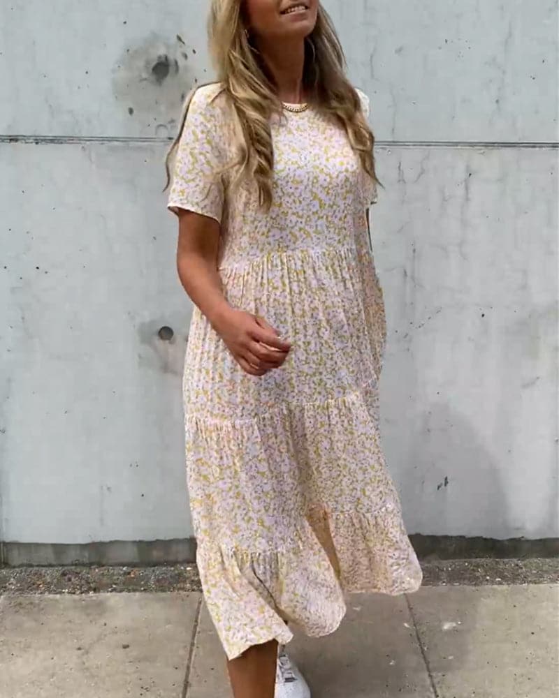 Ruby | Women's Tiered Midi Dress
