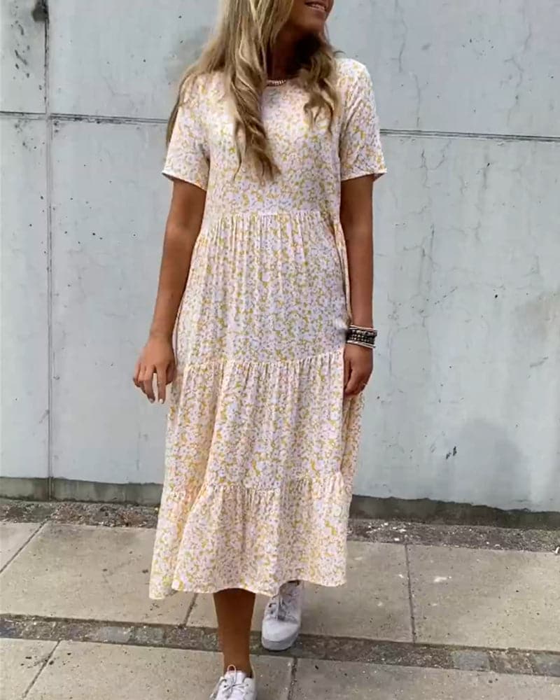 Ruby | Women's Tiered Midi Dress