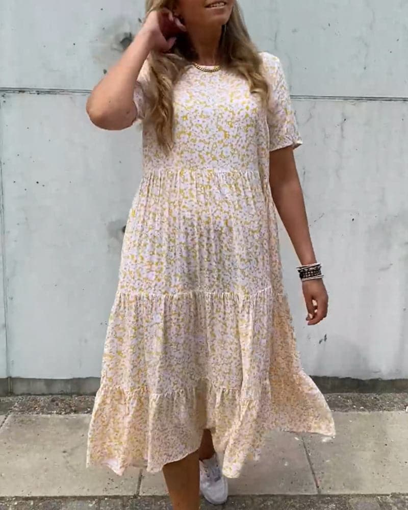 Ruby | Women's Tiered Midi Dress