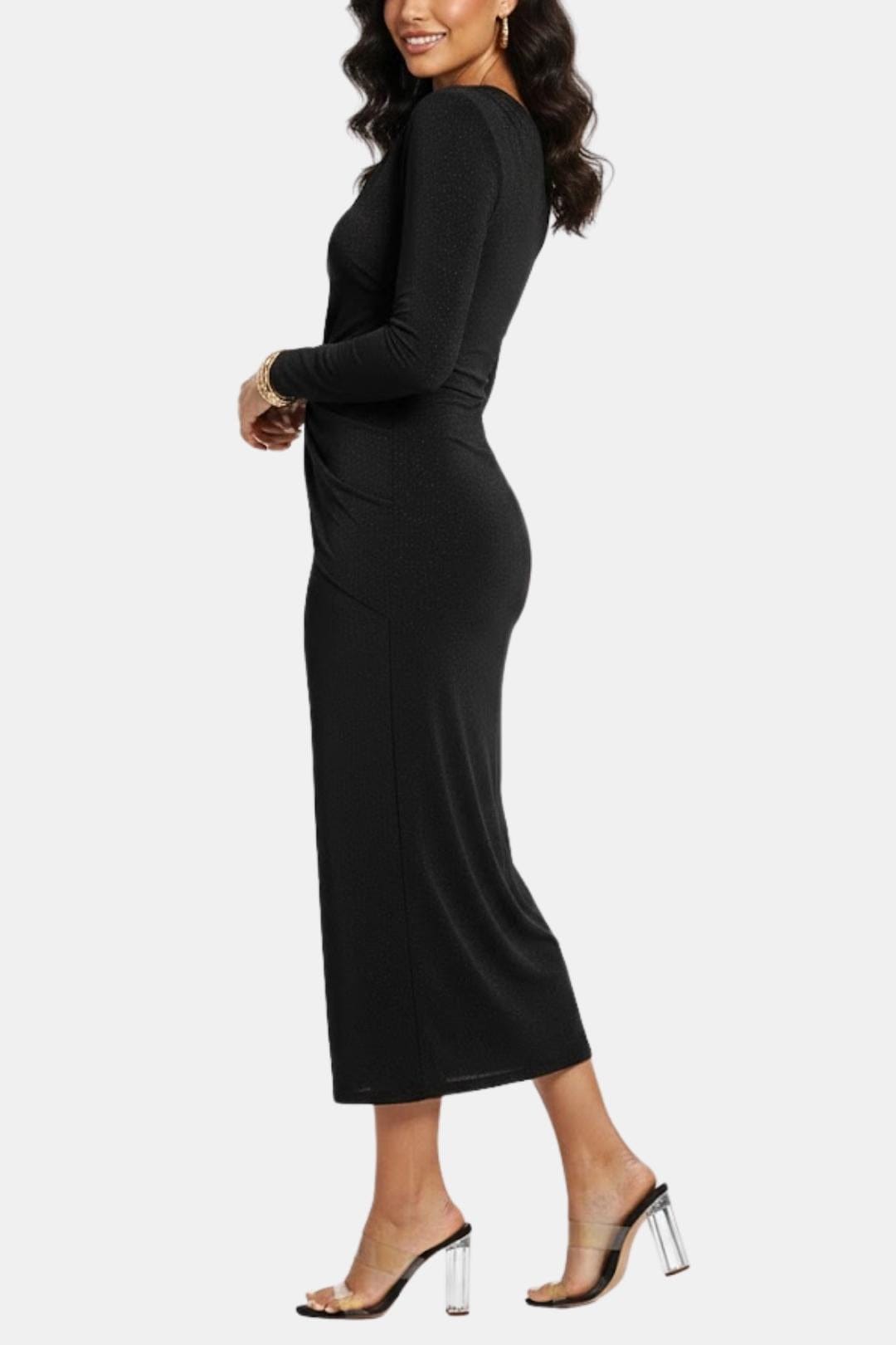 Sadie | Women's One Shoulder Midi Dress