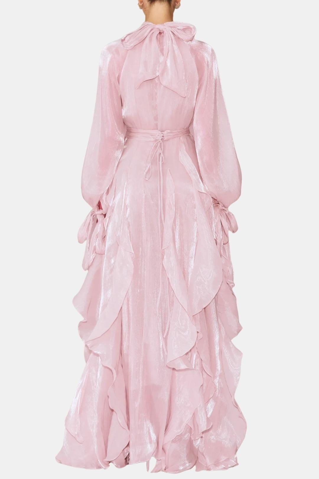 Sloane | Women's Ruffle Long Sleeve Maxi Dress