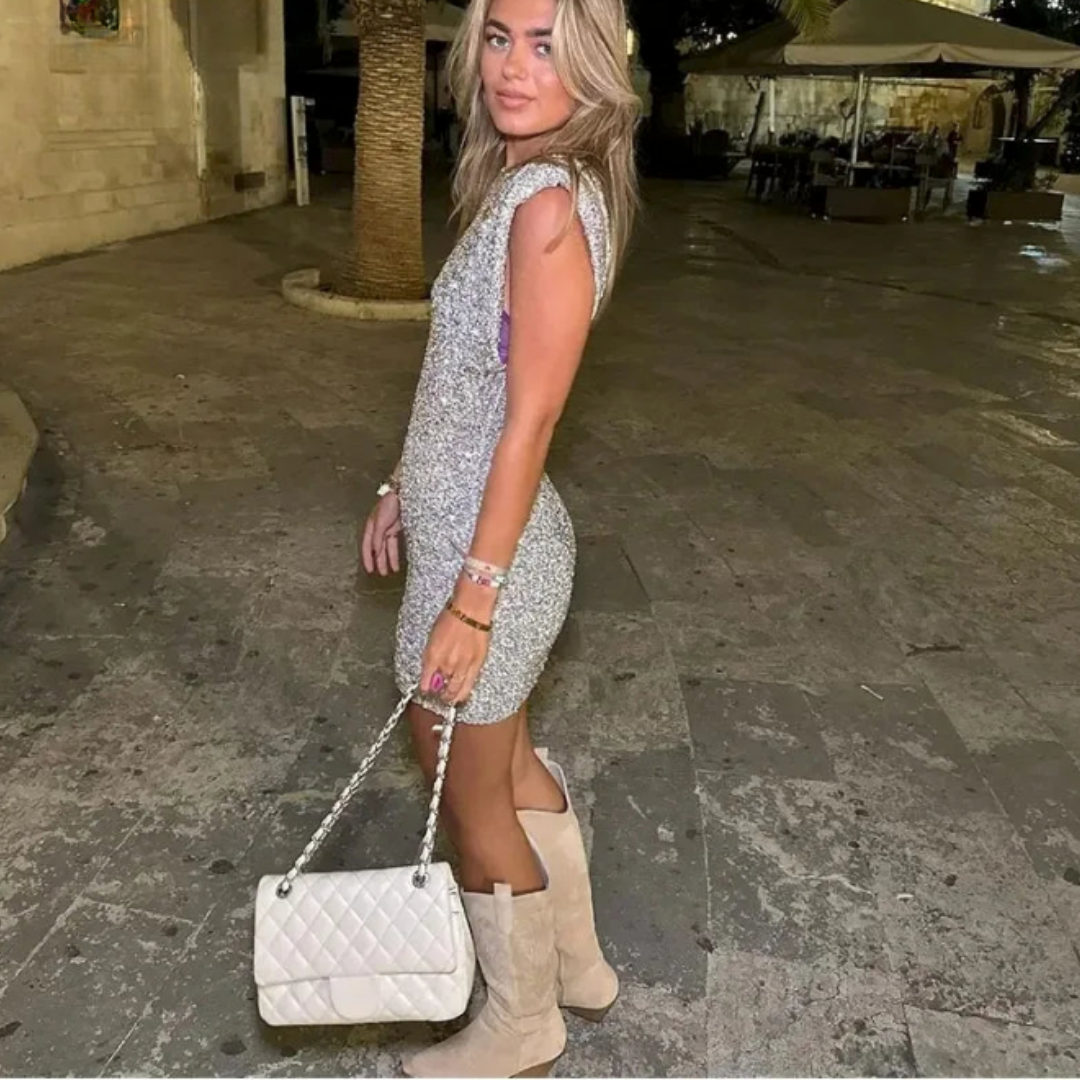 Theresa | Women's Sleeveless Bodycon Mini Dress