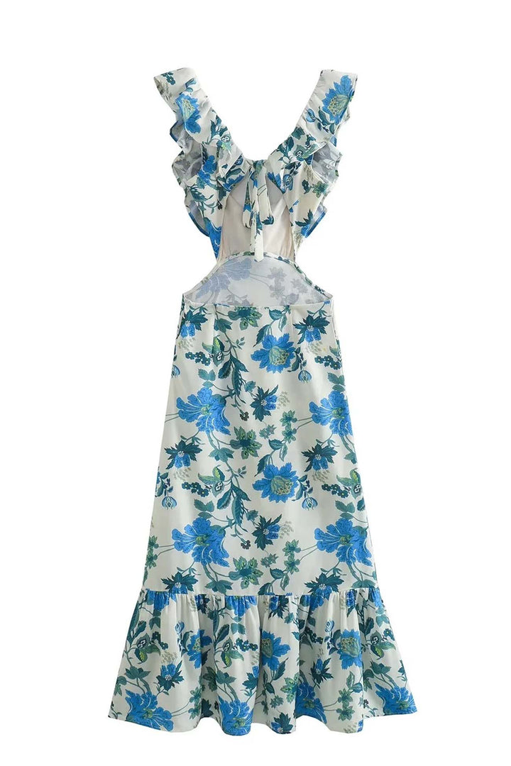 Tracy | Women's Sleeveless Maxi Floral Dress