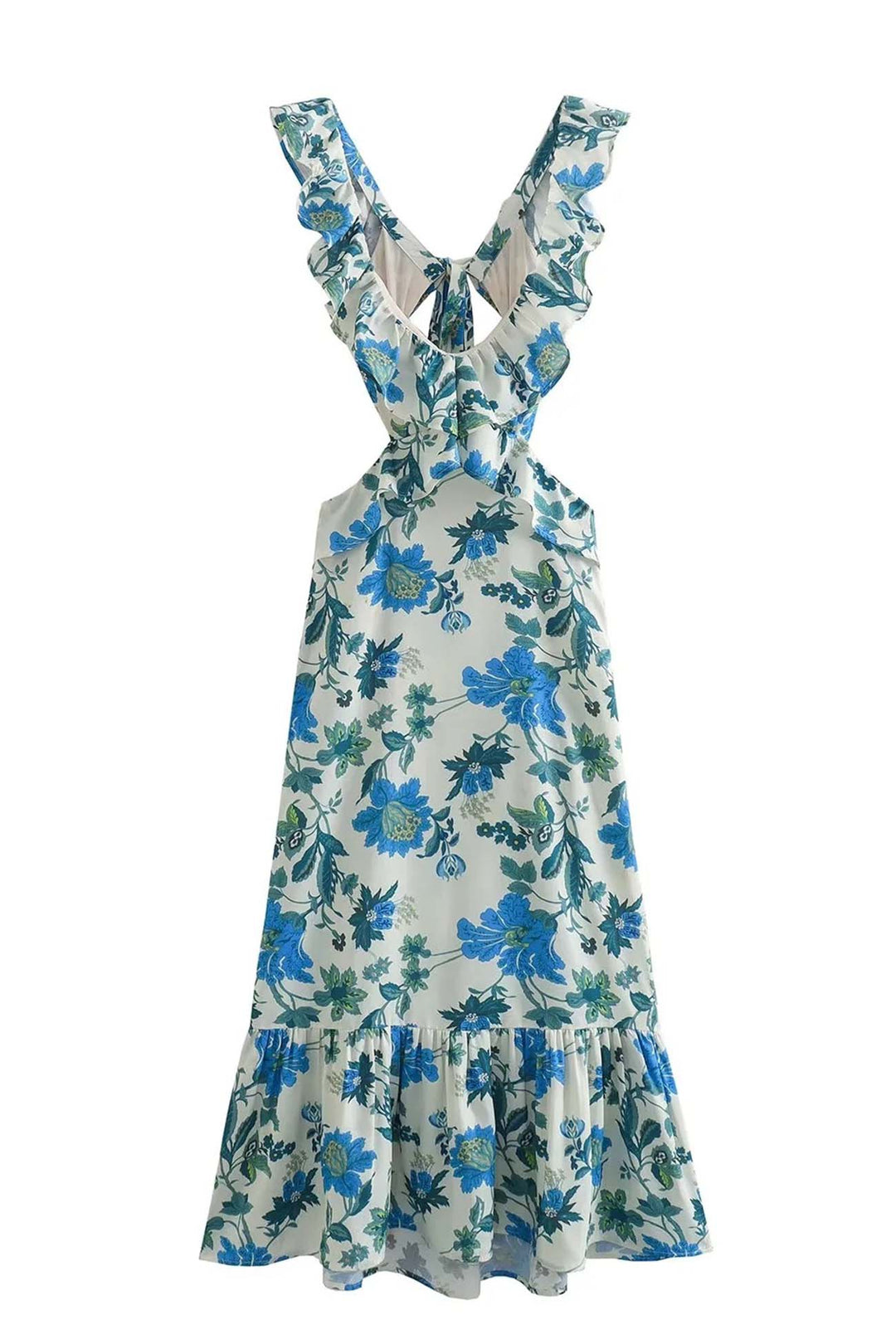 Tracy | Women's Sleeveless Maxi Floral Dress