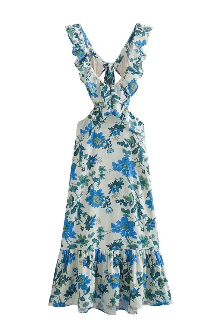 Tracy | Women's Sleeveless Maxi Floral Dress
