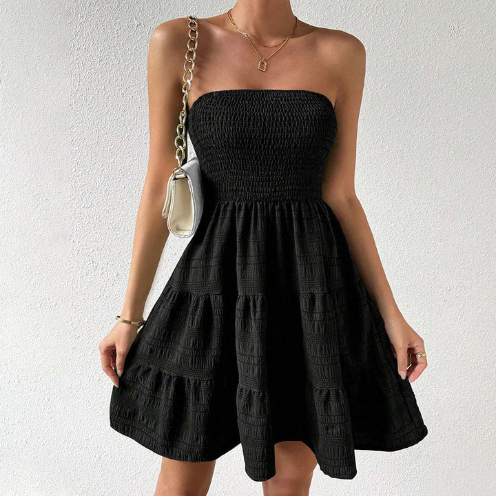 Violet | Women's Strapless A-Line Mini Dress