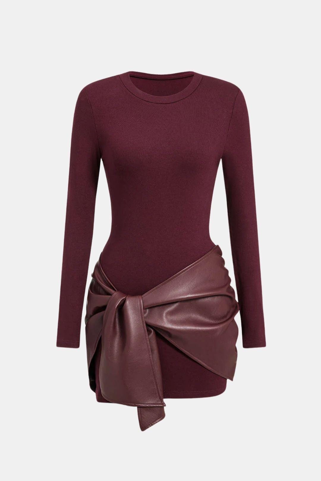 Whitney | Women's Long Sleeve Bodycon Mini Dress