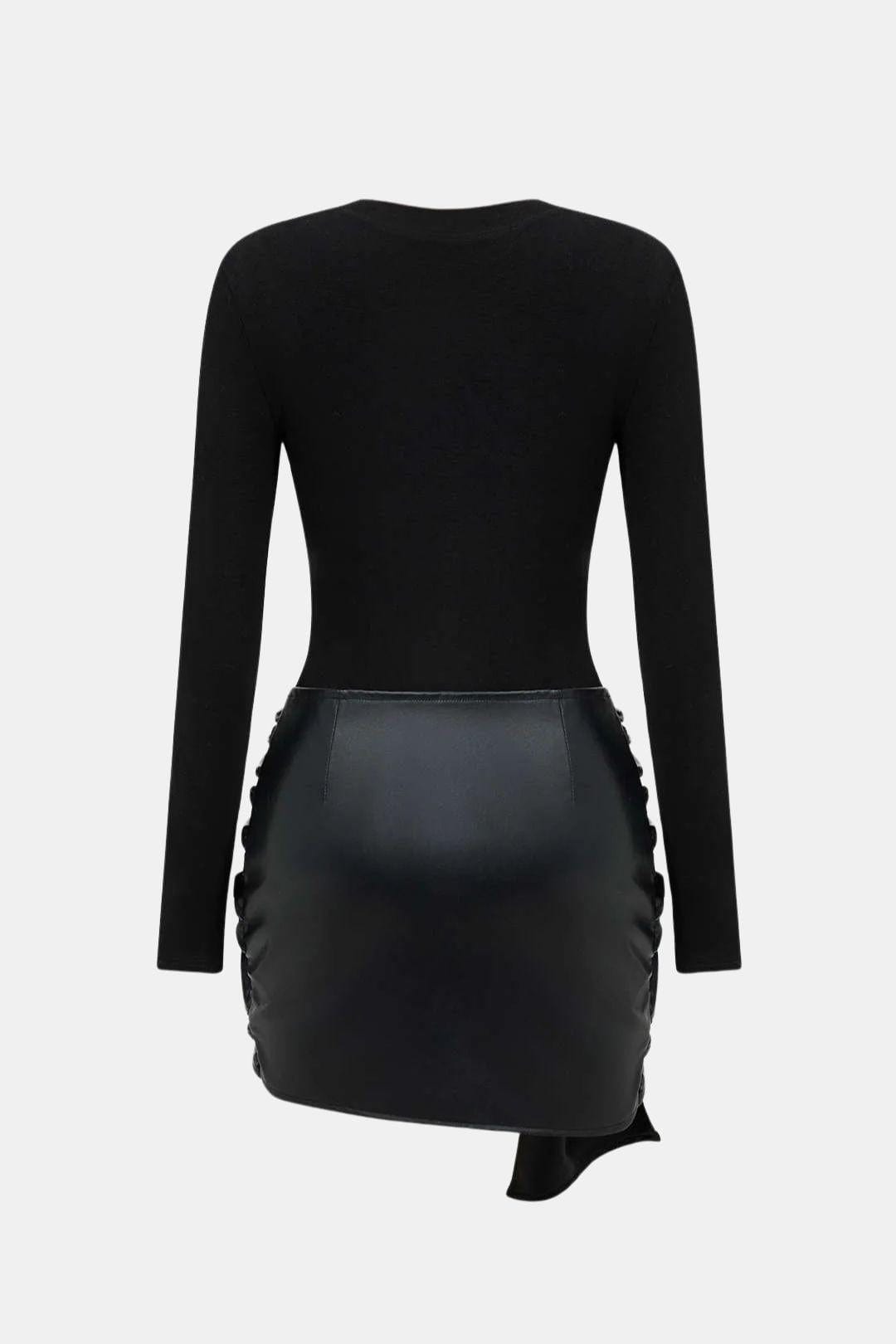 Whitney | Women's Long Sleeve Bodycon Mini Dress
