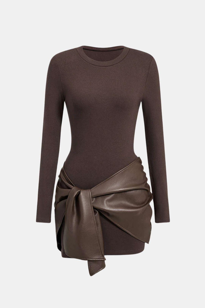 Whitney | Women's Long Sleeve Bodycon Mini Dress