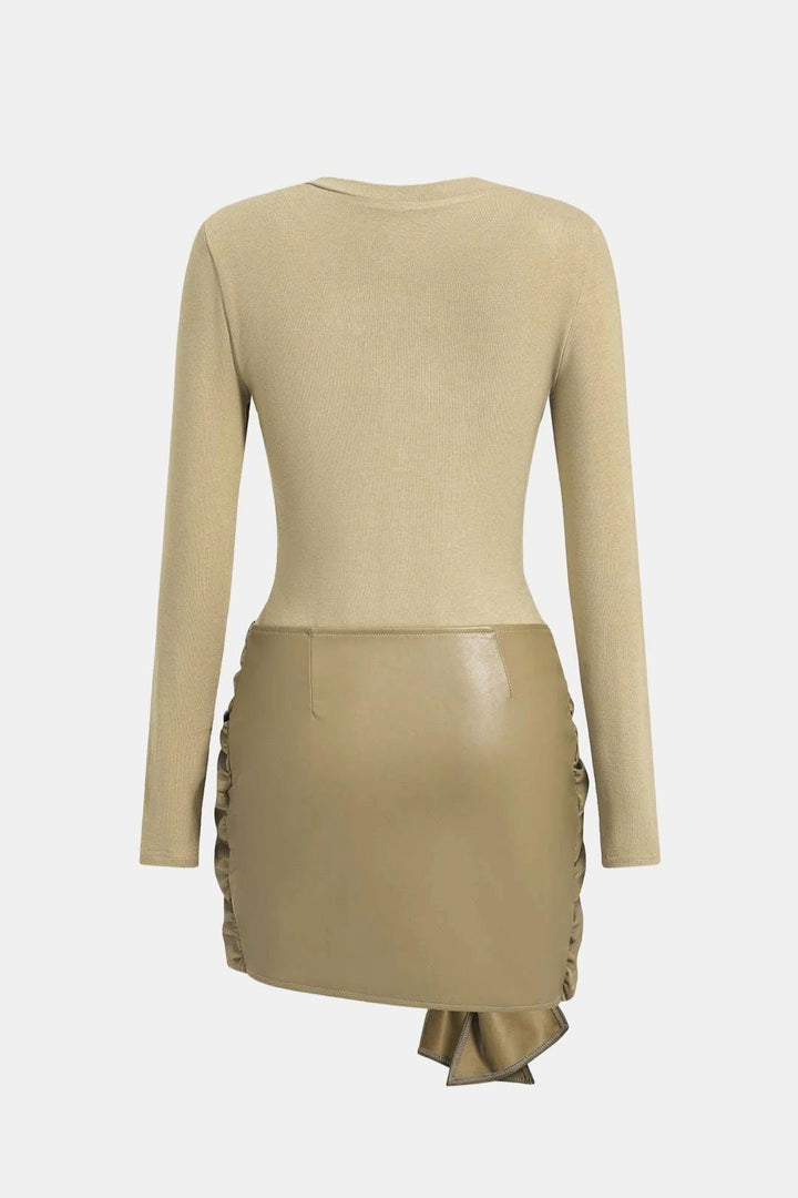Whitney | Women's Long Sleeve Bodycon Mini Dress