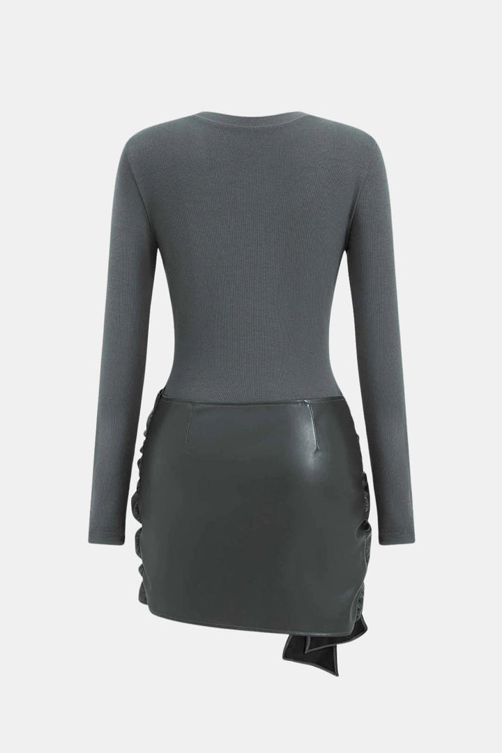 Whitney | Women's Long Sleeve Bodycon Mini Dress