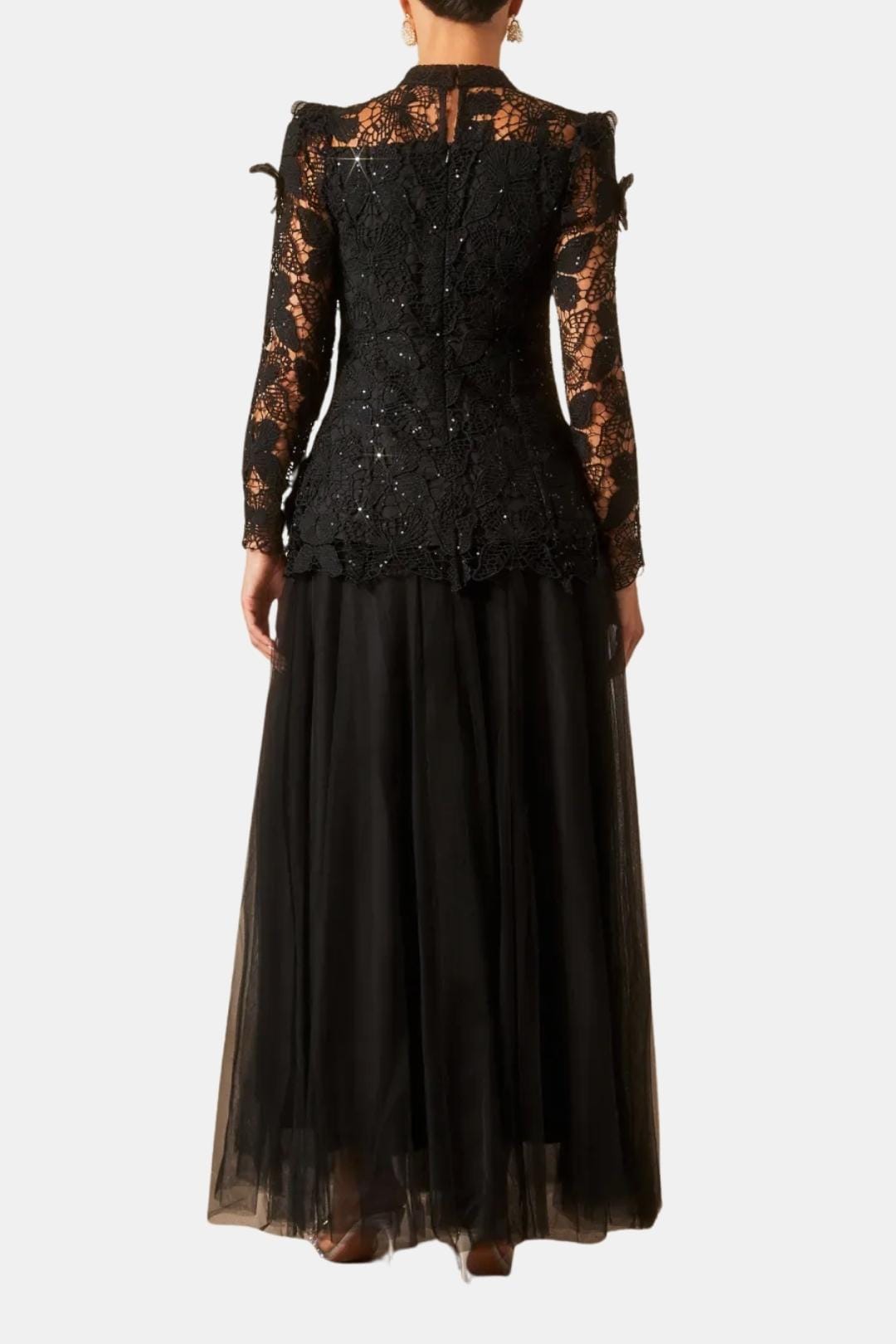 Willow | Women's Long Sleeve Lace Maxi Dress