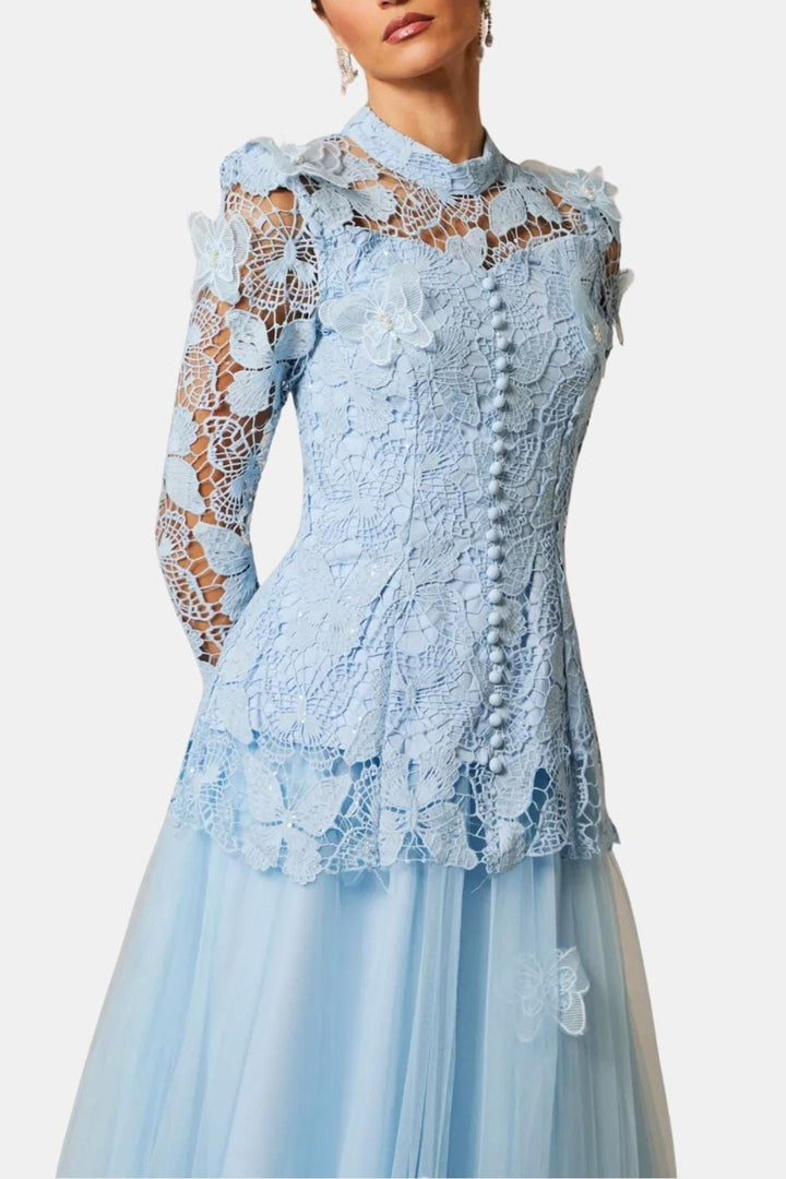 Willow | Women's Long Sleeve Lace Maxi Dress