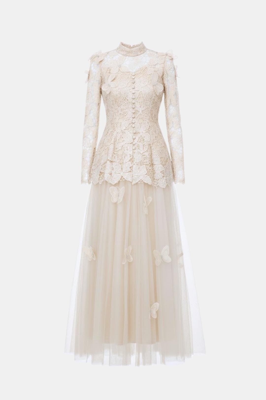 Willow | Women's Long Sleeve Lace Maxi Dress
