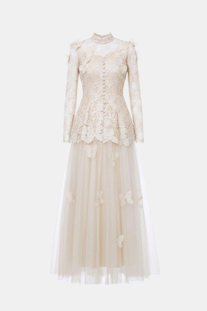 Willow | Women's Long Sleeve Lace Maxi Dress