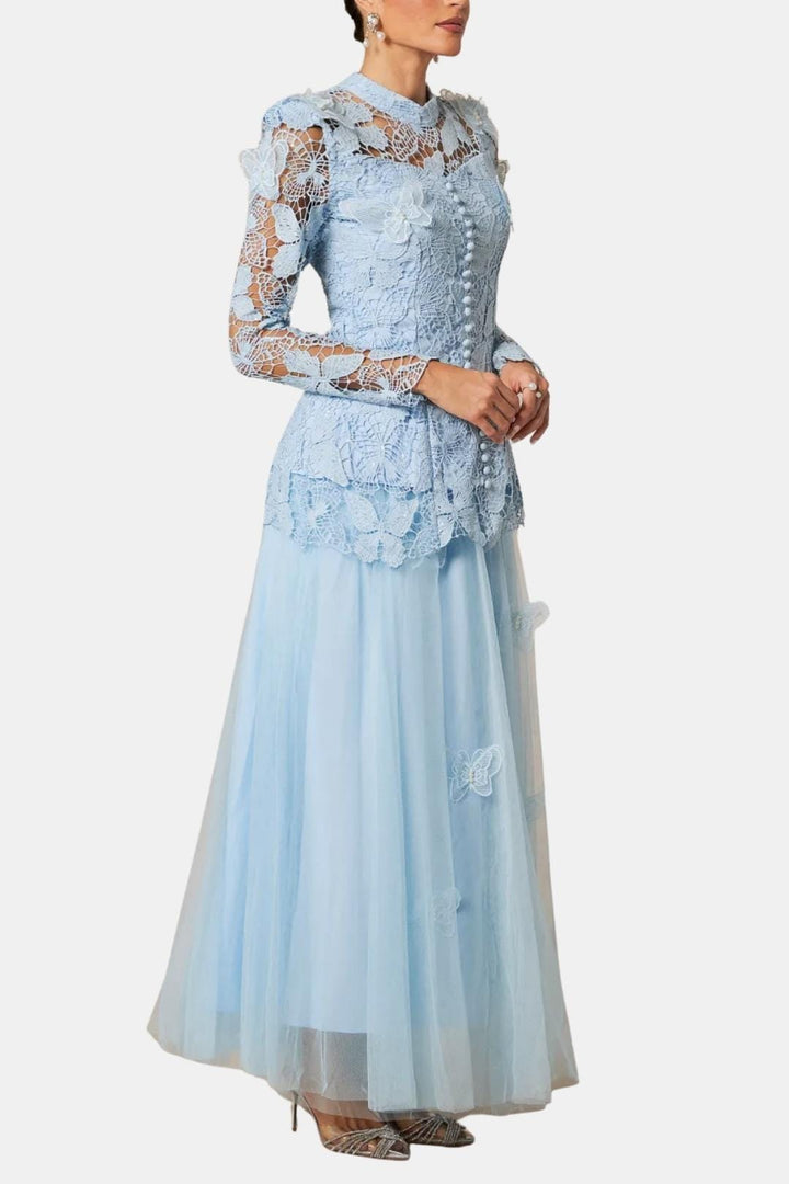 Willow | Women's Long Sleeve Lace Maxi Dress