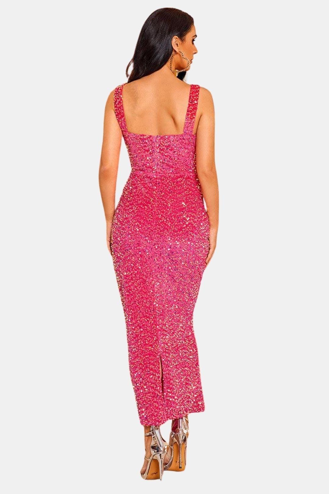 Zoe | Women's Sleeveless Bodycon Maxi Dress