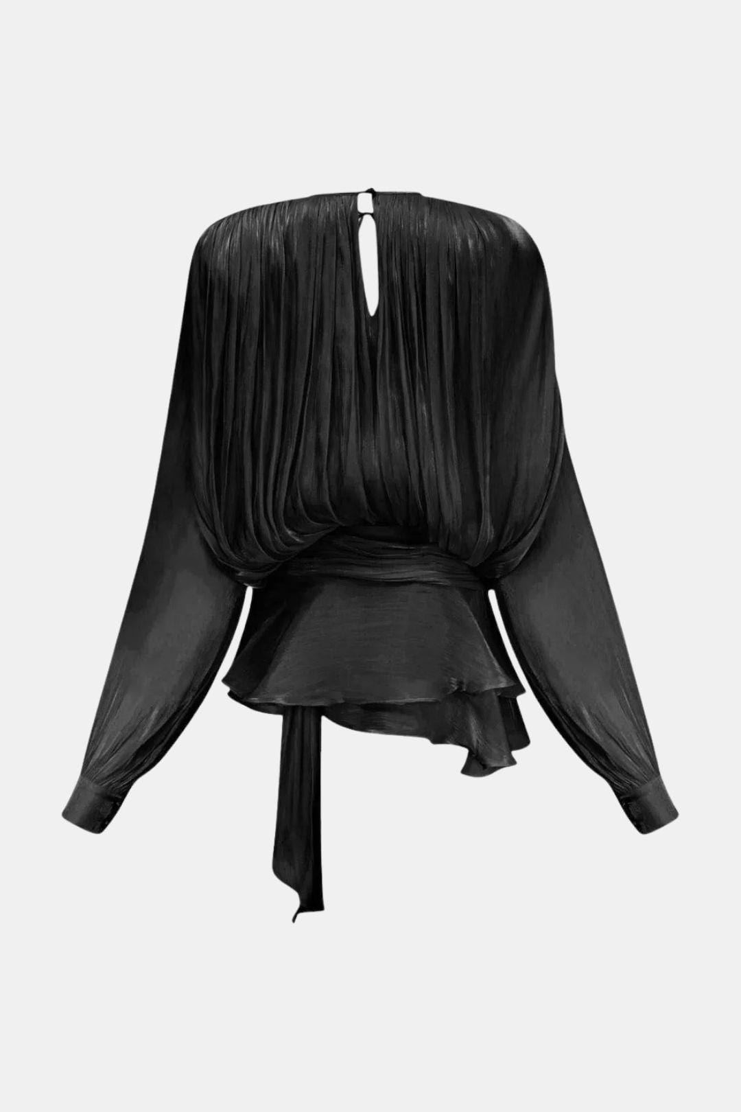 Zoe | Women's Tie Neck Long Sleeve Mini Dress